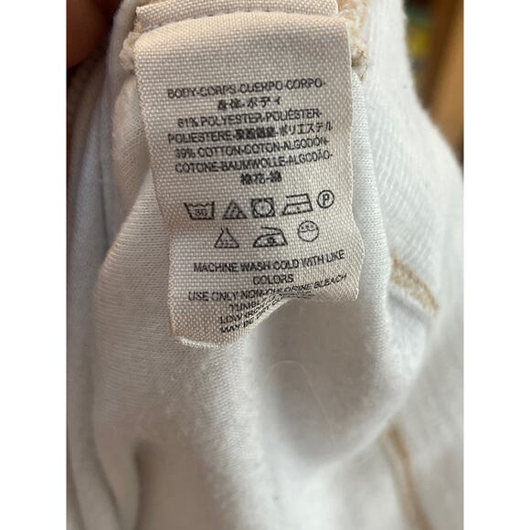 Free People We The Free Ivory Thermal Nikala Zip Shoulder Top Size Small - Picture 12 of 12